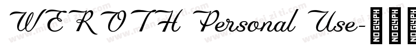WEROTH Personal Use字体转换